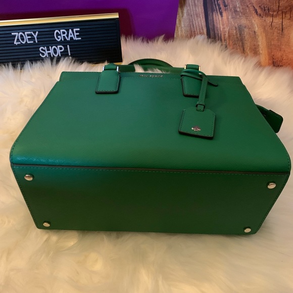 Sold! Kate Spade Green Cameron Medium Satchel NWT - Picture 6 of 7